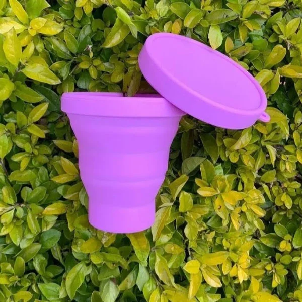 Vaso esterilizador de copa rosa